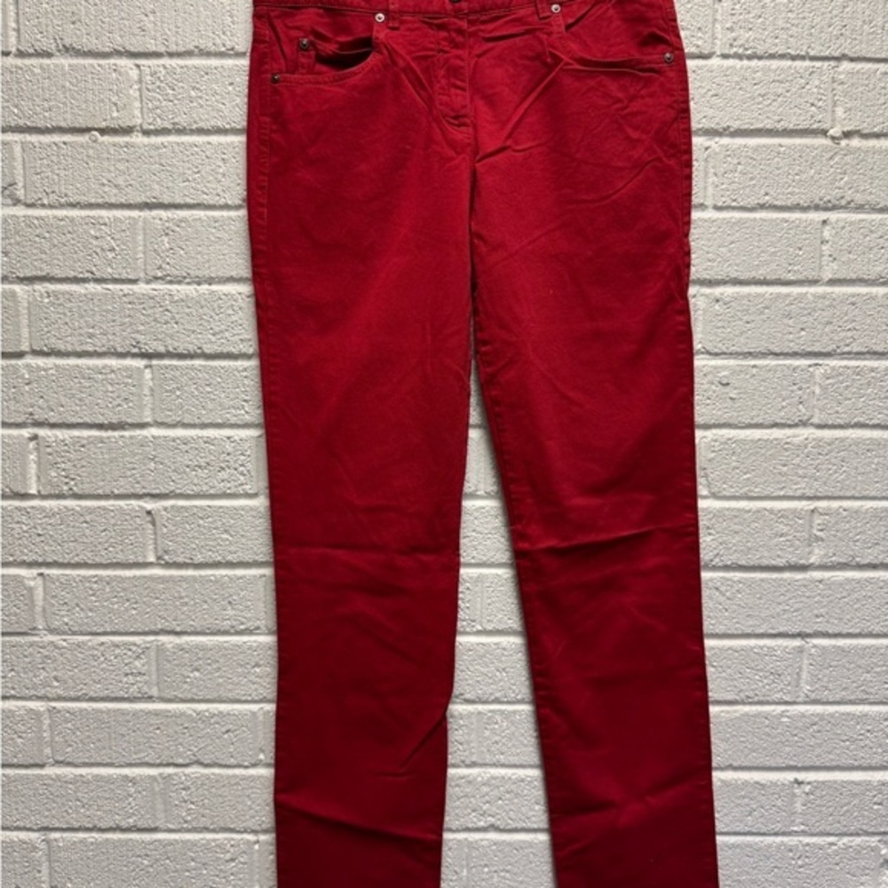 Paul & Shark Red Straight Leg Denim